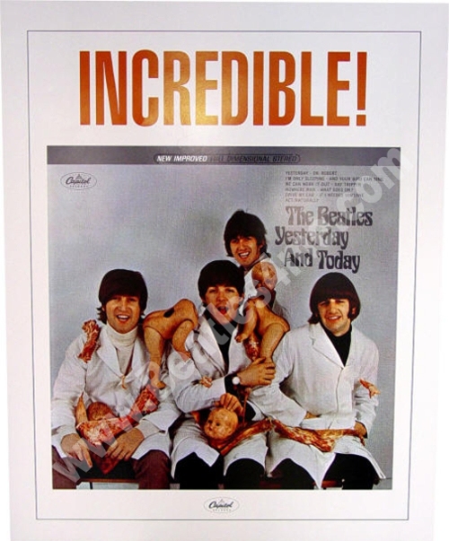 Butcher Cover Poster Reissur 1990s